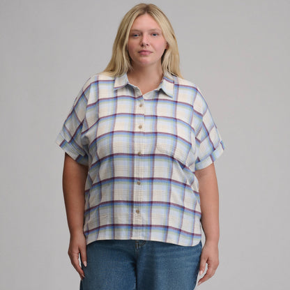 Eddie Bauer Women's W Field Flex Flannel Short-Sleeve Shirt product image