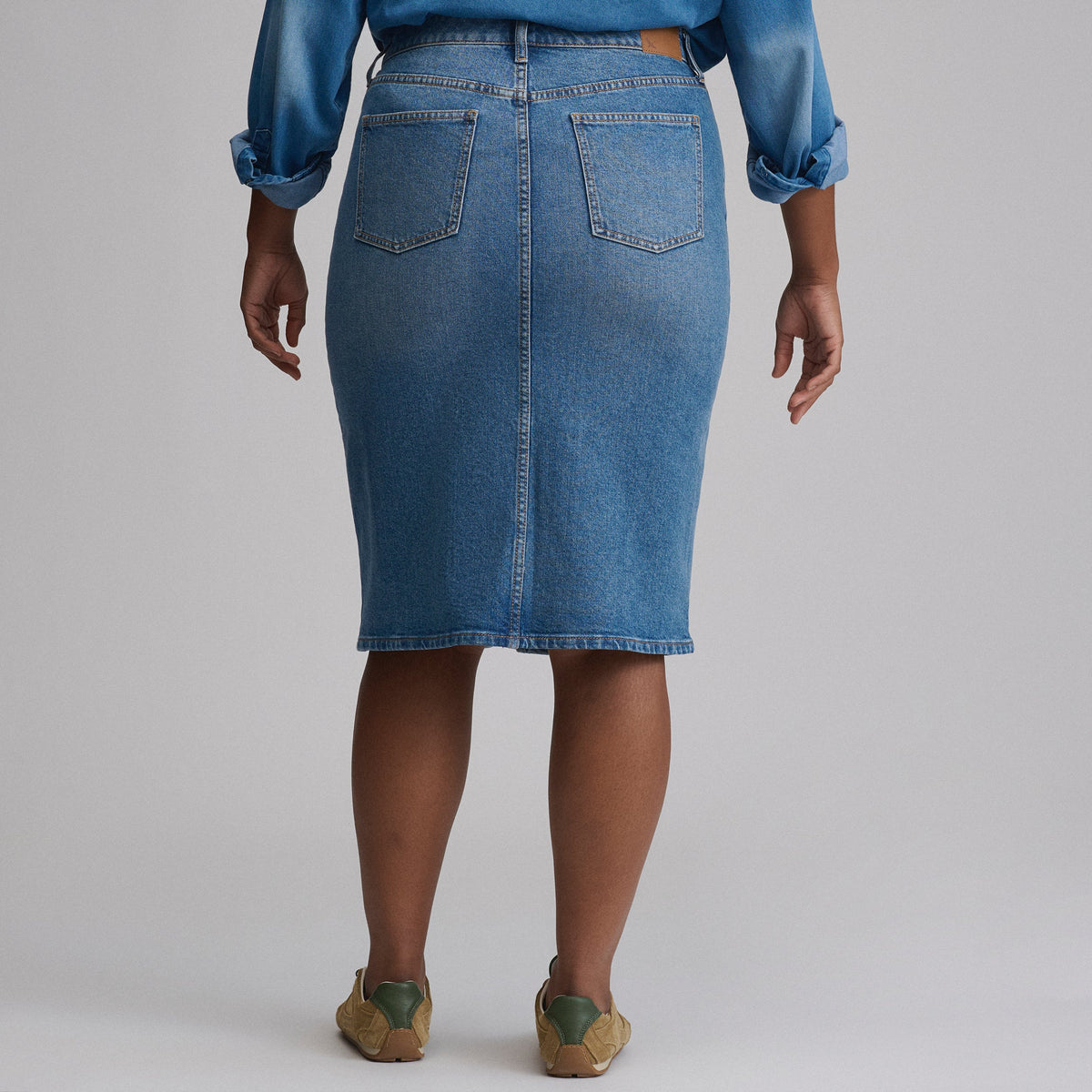 Eddie Bauer Women's Iconic Denim Skirt alternate view 5