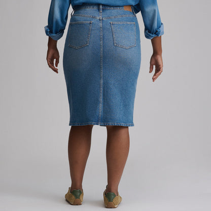 Eddie Bauer Women's Iconic Denim Skirt alternate view 5