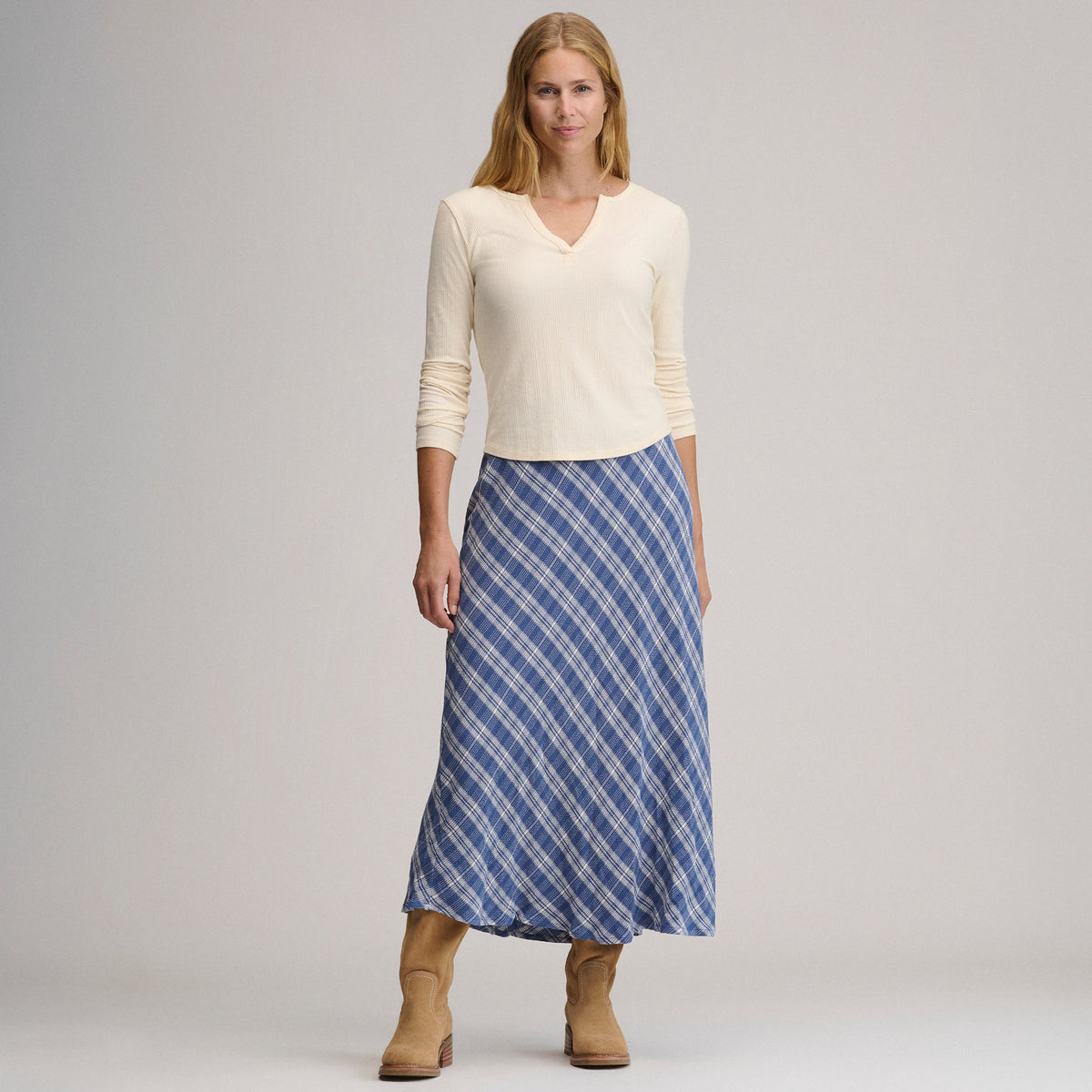 Eddie Bauer Women's Plaid Midi Skirt alternate view 3