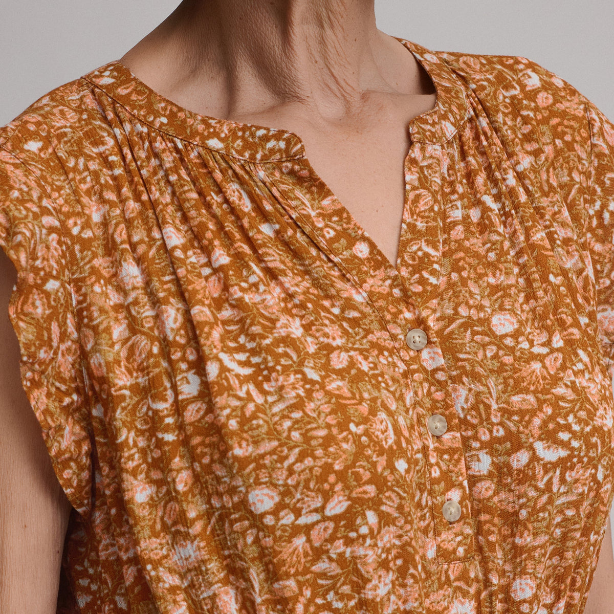 Eddie Bauer Women's Flutter Sleeve Smocked Waist Midi Dress alternate view 2