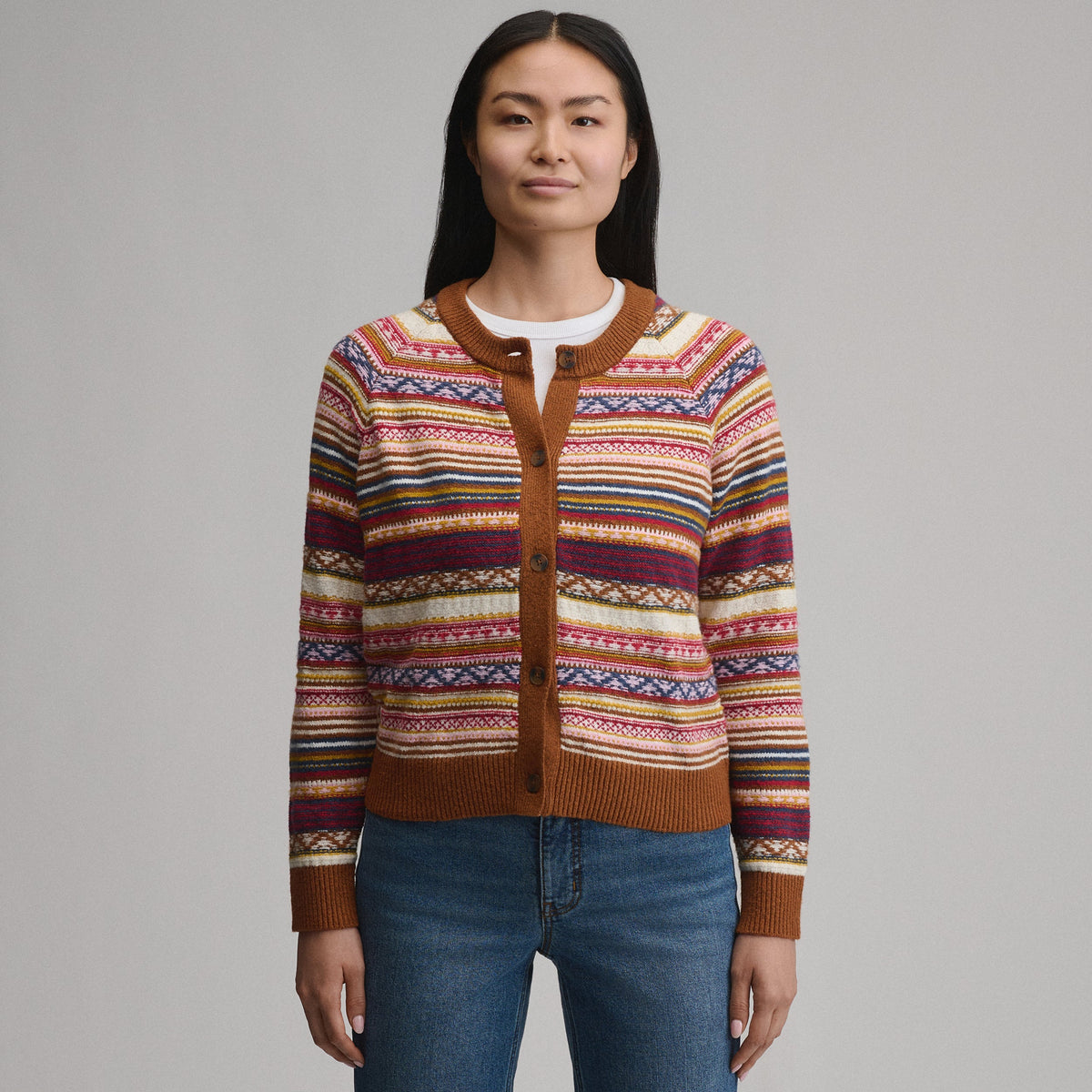 Eddie Bauer Women's Signature Cardigan Sweater - Stripe product image