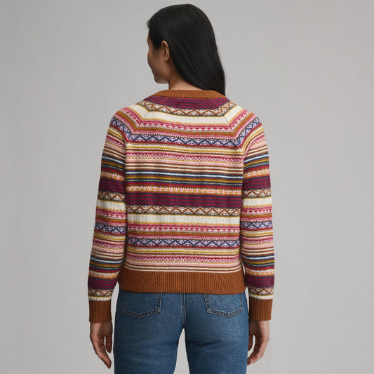 Eddie Bauer Women's Signature Cardigan Sweater - Stripe alternate view 1