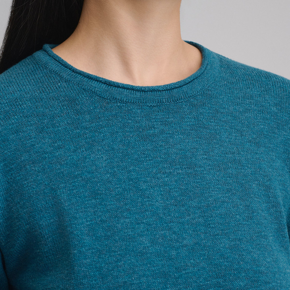 Eddie Bauer Women's Cotton Slub Crew Sweater alternate view 2