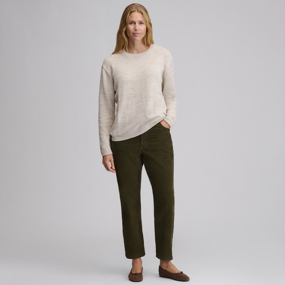 Eddie Bauer Women's Marl Crewneck Sweater alternate view 3