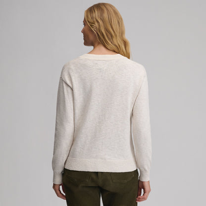Eddie Bauer Women's Everyday V-Neck Sweater - Tipped Collar alternate view 5