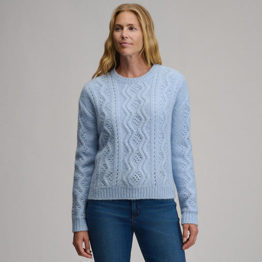 Eddie Bauer Women's Open Stitch Cable Crew Sweater product image