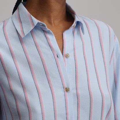 Eddie Bauer Women's Long-Sleeve Softened Sleep Shirt alternate view 2