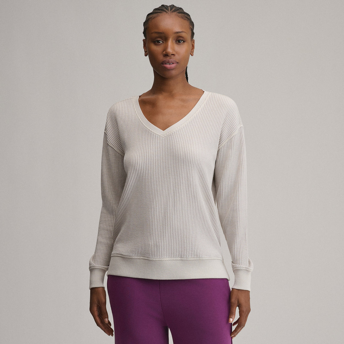 Eddie Bauer Women's Long-Sleeve V-Neck Boyfriend Thermal Crew product image