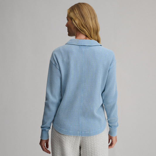 Eddie Bauer Women's Lounge V-Neck Thermal Crew alternate view 1