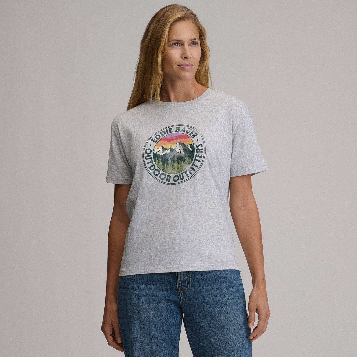 Eddie Bauer Women's Short-Sleeve Relaxed Boyfriend Graphic T-Shirt - Outdoor Outfitters product image