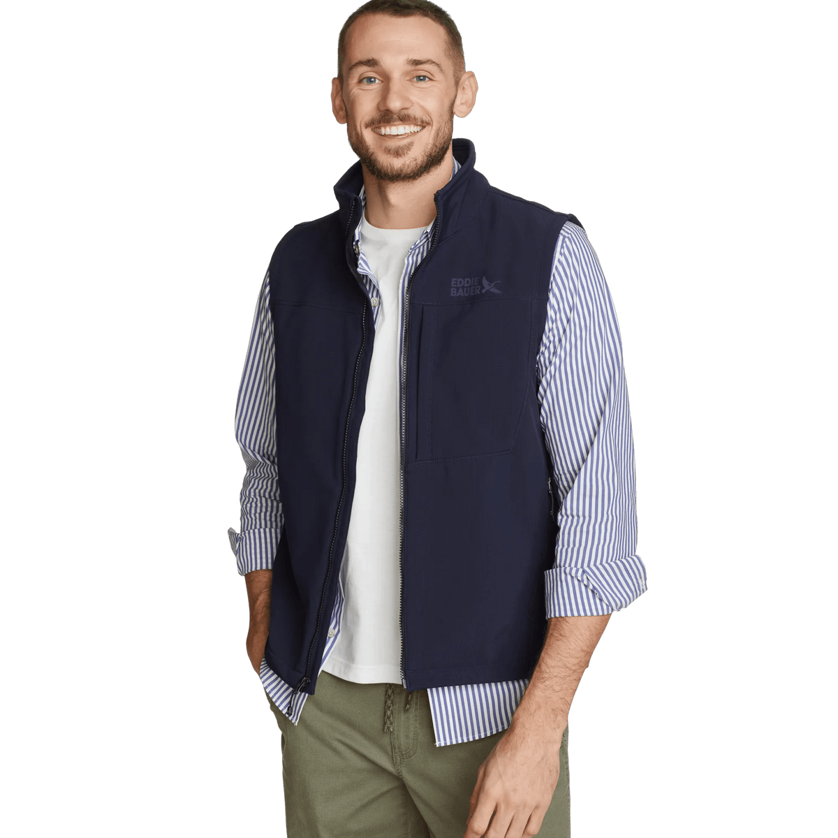 Eddie Bauer Men's Windfoil® Thermal Vest alternate view 1