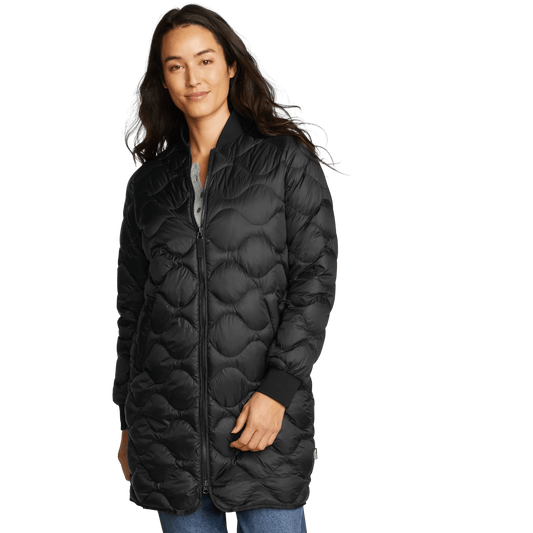 Eddie Bauer Women's Shaw Long Down Bomber Jacket product image