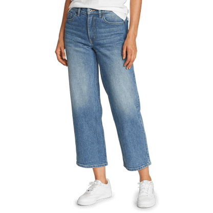 Eddie Bauer Women's Authentic Everyday High-Rise Cropped Jeans alternate view 2