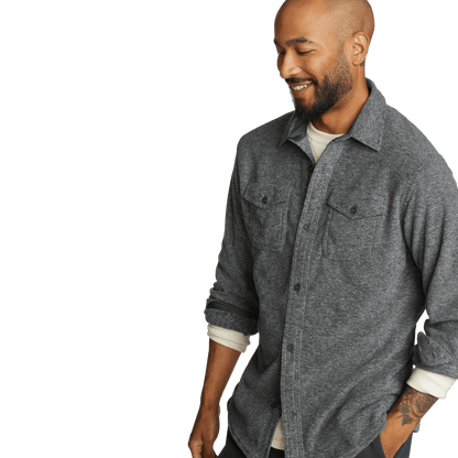 Eddie Bauer Men's Chutes Microfleece Shirt alternate view 2