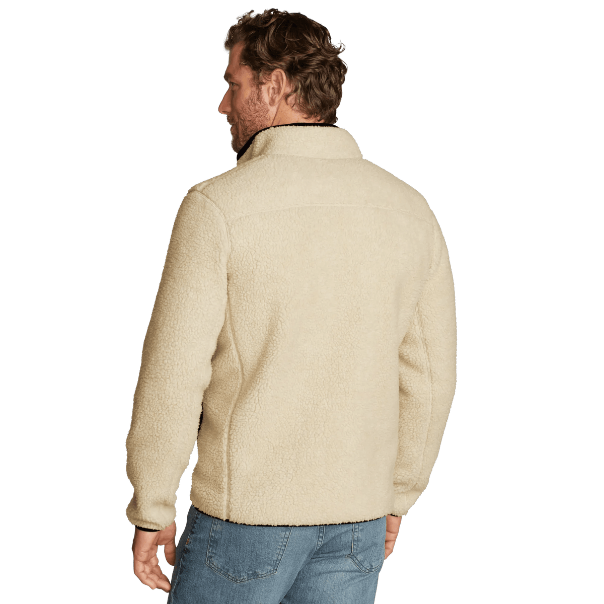 Eddie Bauer Men's Chilali Faux Shearling Fleece Jacket alternate view 3