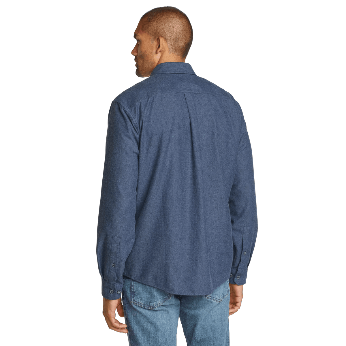 Eddie Bauer Men's Eddie's Favorite Flannel Classic Fit Shirt - Solid alternate view 2