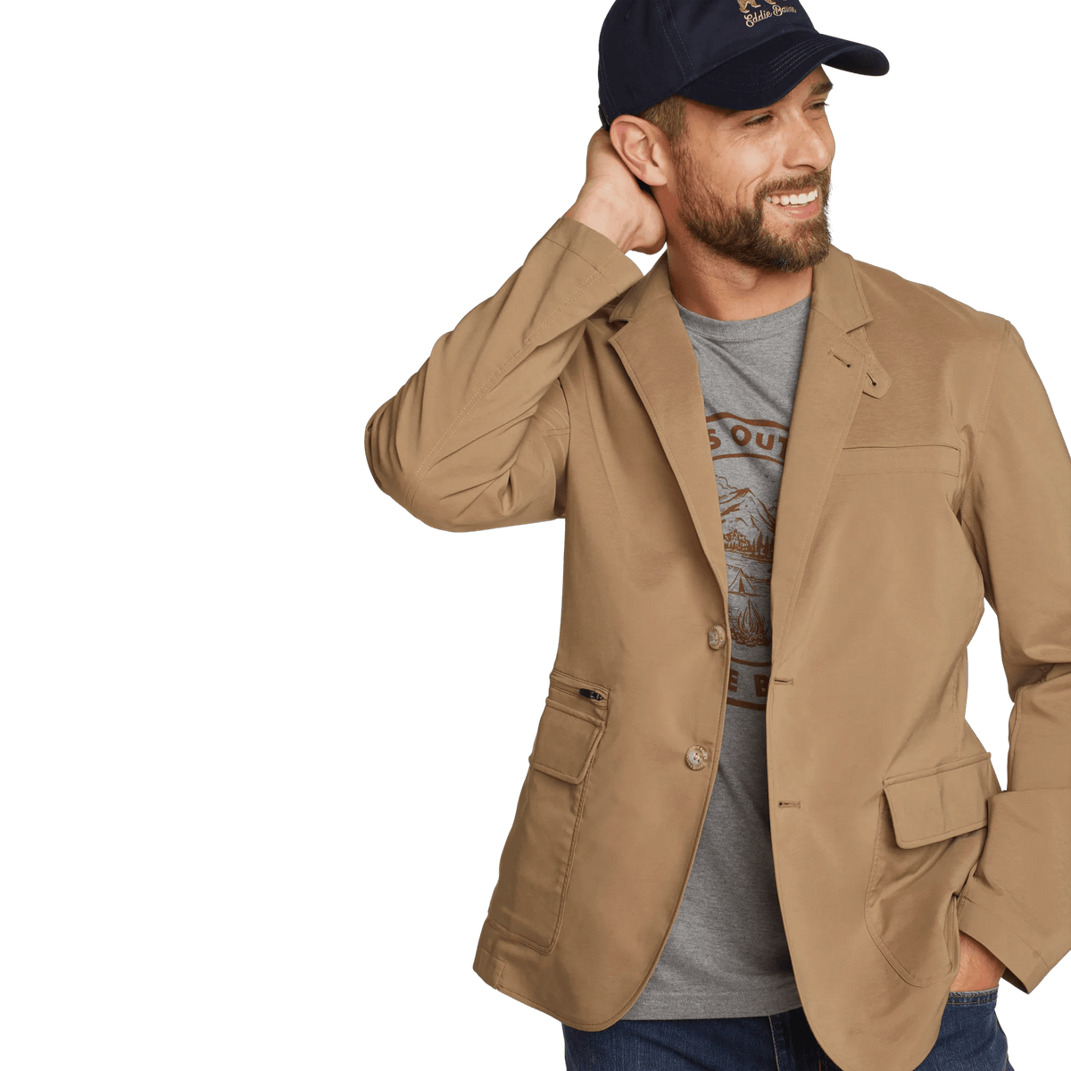 Eddie Bauer Men's Ultimate Voyager Travel Blazer alternate view 4