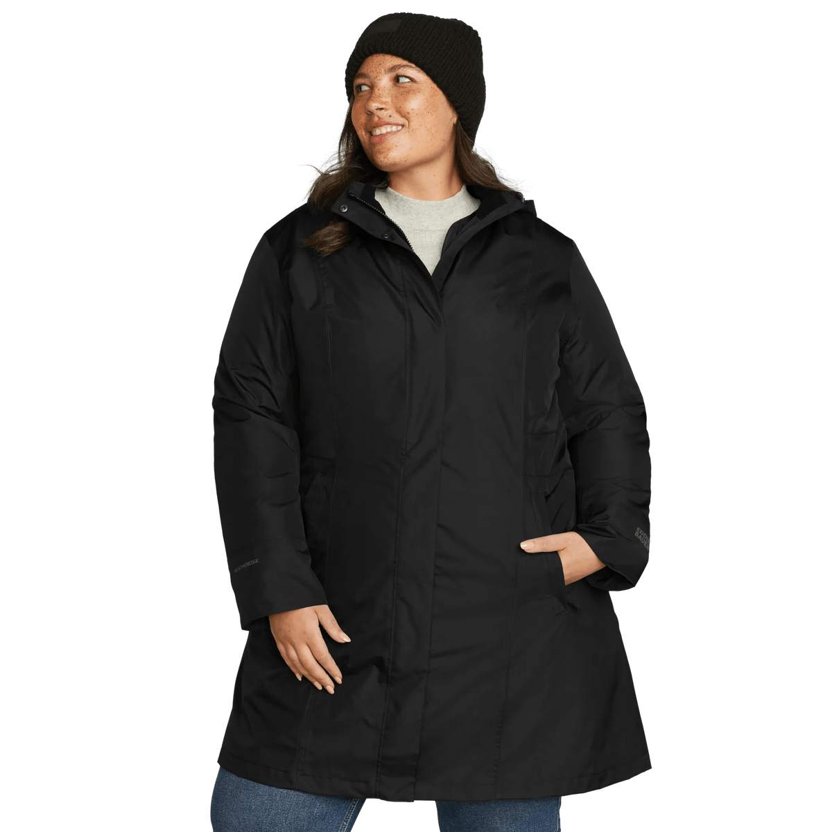 Eddie Bauer Women's Girl on the Go® Insulated Waterproof Trench Coat alternate view 2