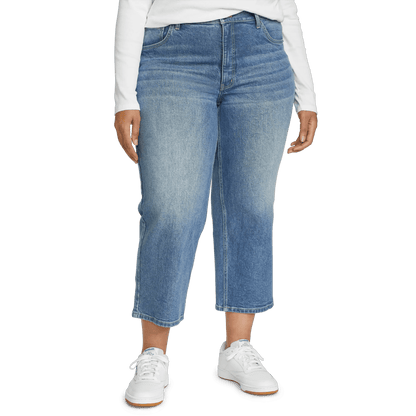 Eddie Bauer Women's Authentic Everyday High-Rise Cropped Jeans alternate view 5