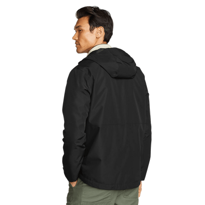 Eddie Bauer Men's Seaward Waterproof Hooded Rain Jacket alternate view 2