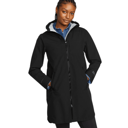 Eddie Bauer Women's Oscillate 3L Waterproof Trench Coat alternate view 4