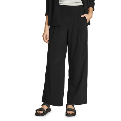 Eddie Bauer Women's Departure High-Rise Wide Leg Travel Pants alternate view 5