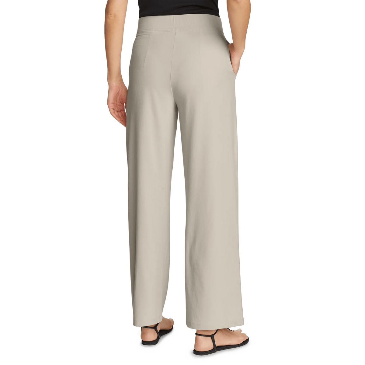Eddie Bauer Women's Departure High-Rise Wide Leg Travel Pants alternate view 4