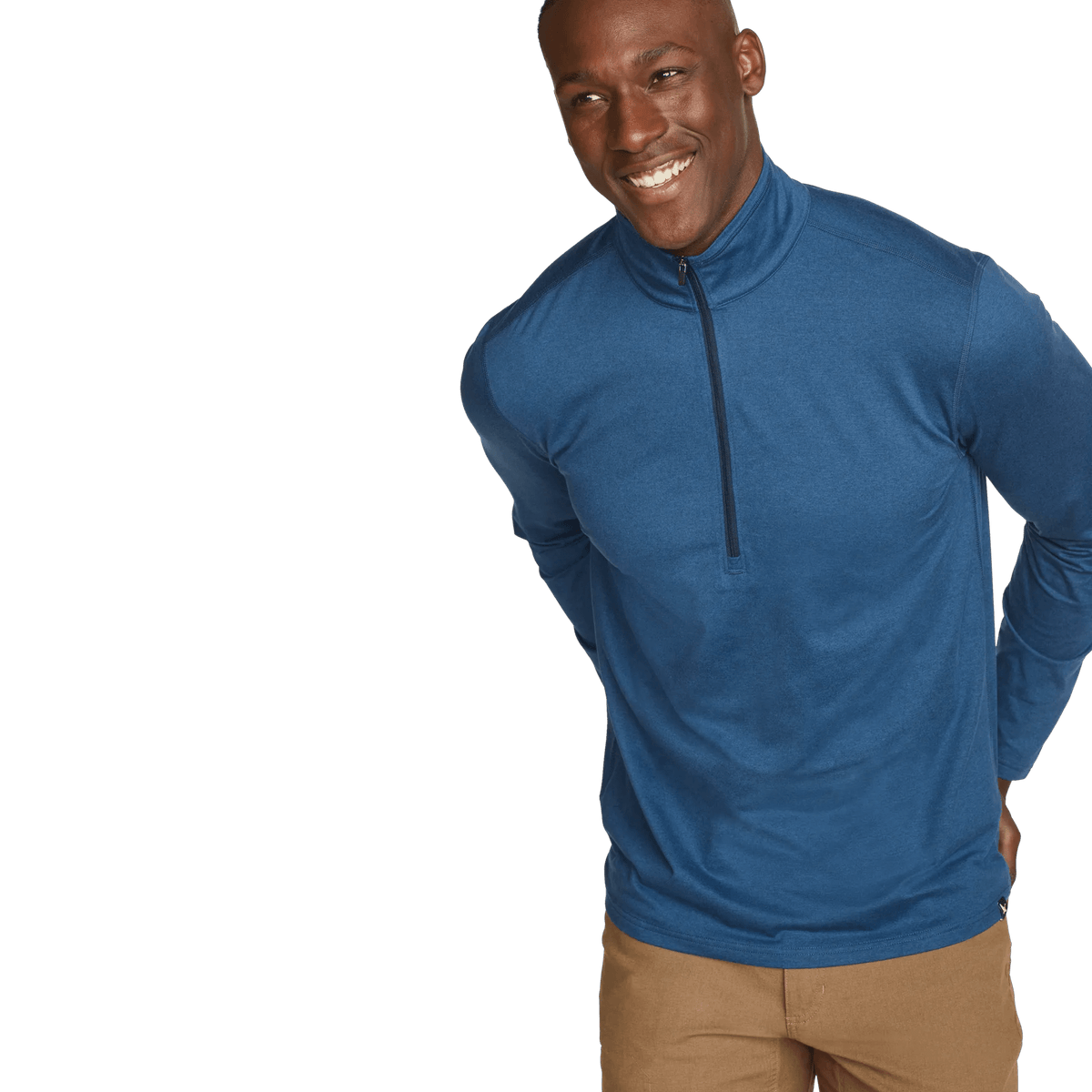 Eddie Bauer Men's Mountain Trek 1/2-Zip Mock alternate view 4