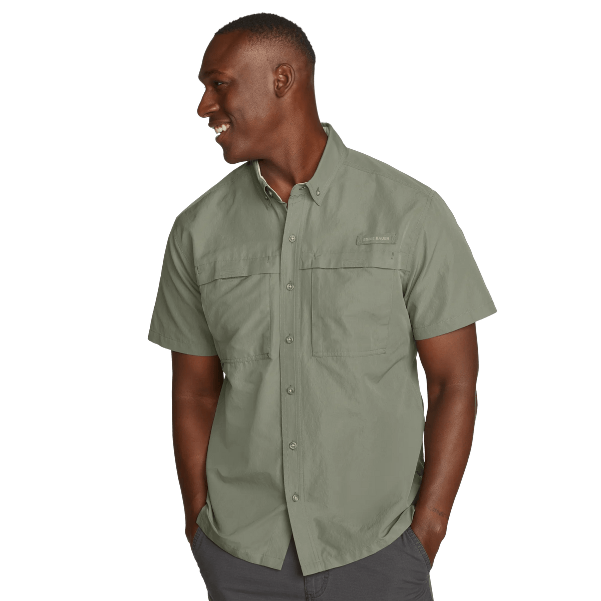 Eddie Bauer Men's Rainier Ripstop Short-Sleeve Shirt product image
