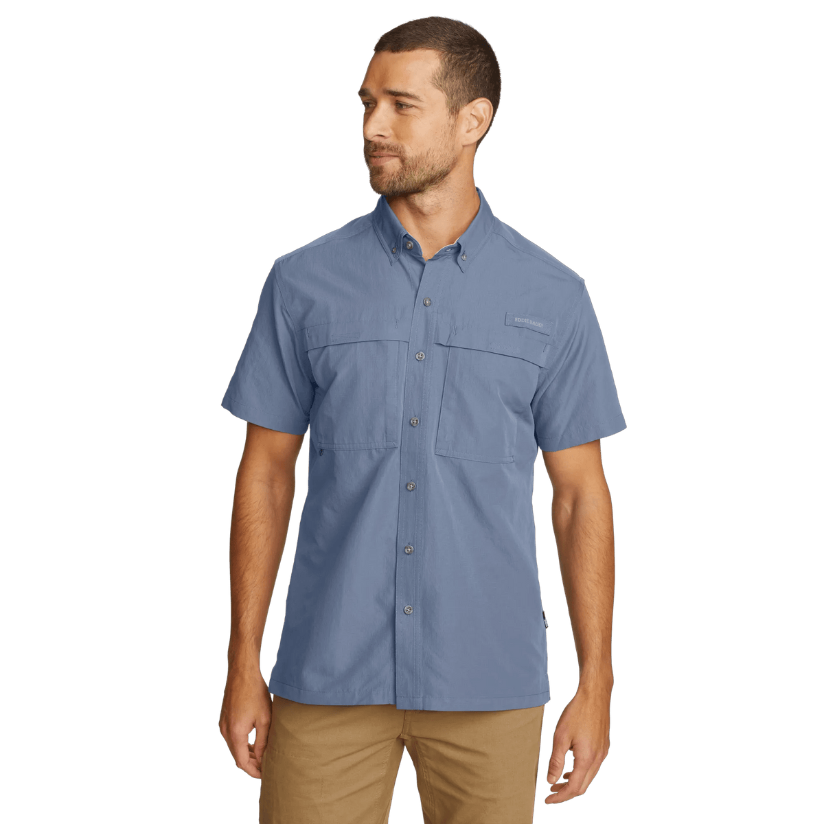 Eddie Bauer Men's Rainier Ripstop Short-Sleeve Shirt alternate view 1