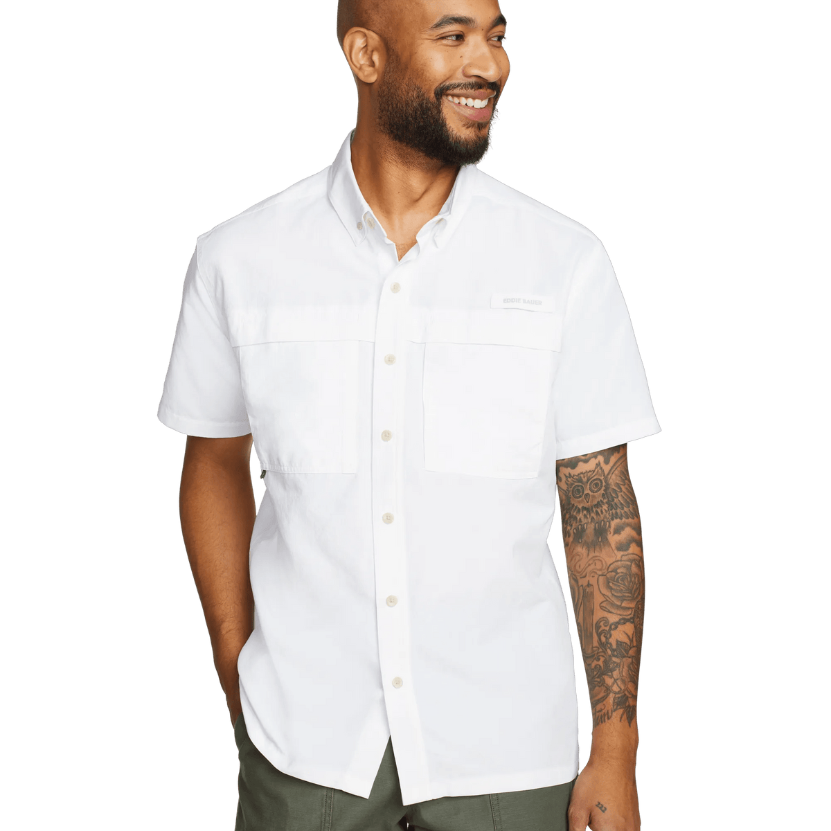 Eddie Bauer Men's Rainier Ripstop Short-Sleeve Shirt alternate view 5