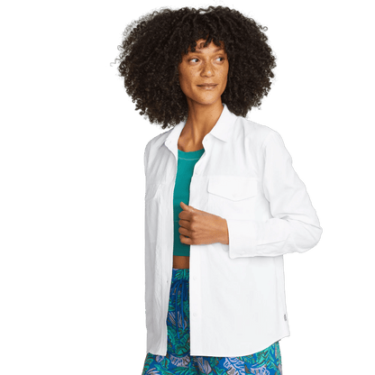 Eddie Bauer Women's Mountain 3.0 Long-Sleeve Shirt - Solid alternate view 4