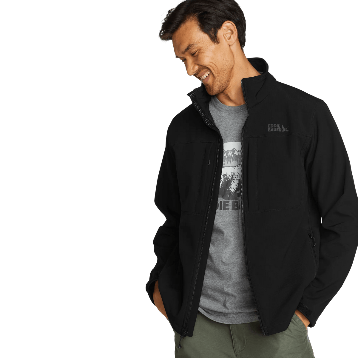Eddie Bauer Men's Windfoil® Stretch Thermal Jacket alternate view 1