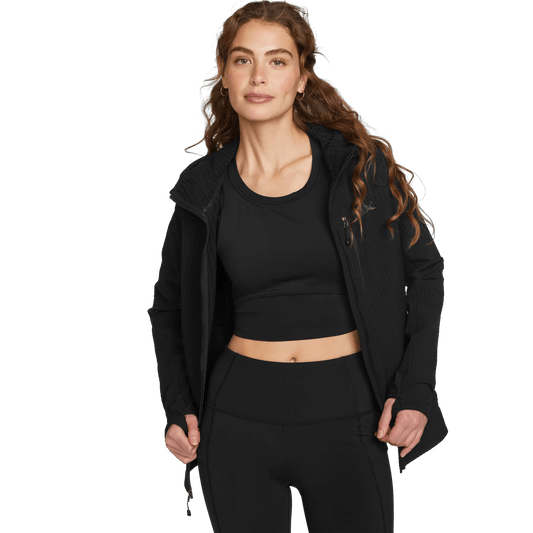 Eddie Bauer Women's Sandstone Backbone Grid Shell Hoodie product image