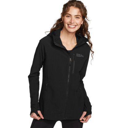 Eddie Bauer Women's Sandstone Backbone Grid Shell Hoodie alternate view 2