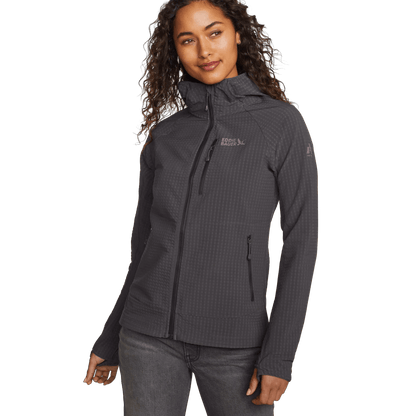 Eddie Bauer Women's Sandstone Backbone Grid Shell Hoodie alternate view 4