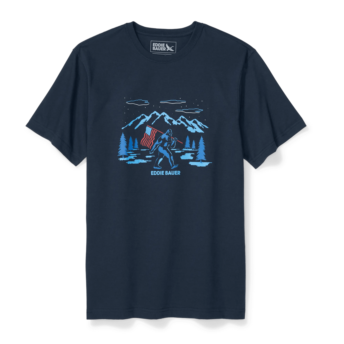 Eddie Bauer EB Graphic T-Shirt - Squatch Flag alternate view 2