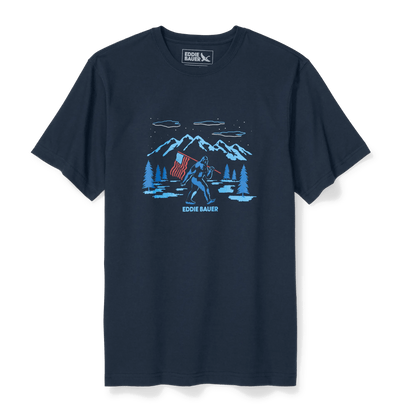 Eddie Bauer EB Graphic T-Shirt - Squatch Flag alternate view 2