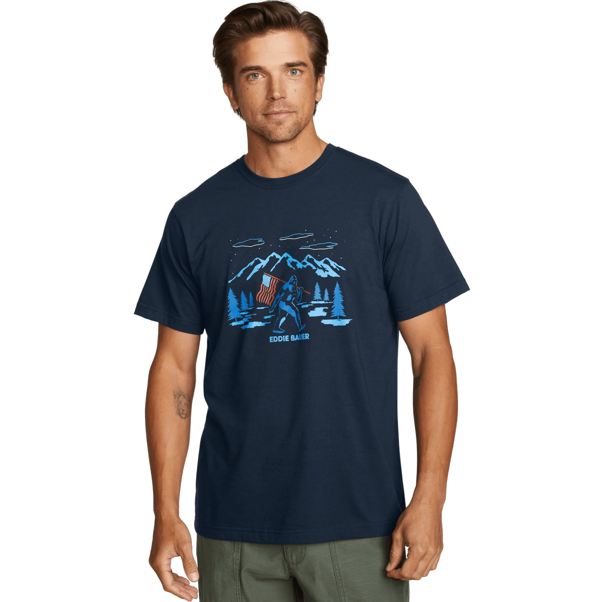 Eddie Bauer EB Graphic T-Shirt - Squatch Flag product image