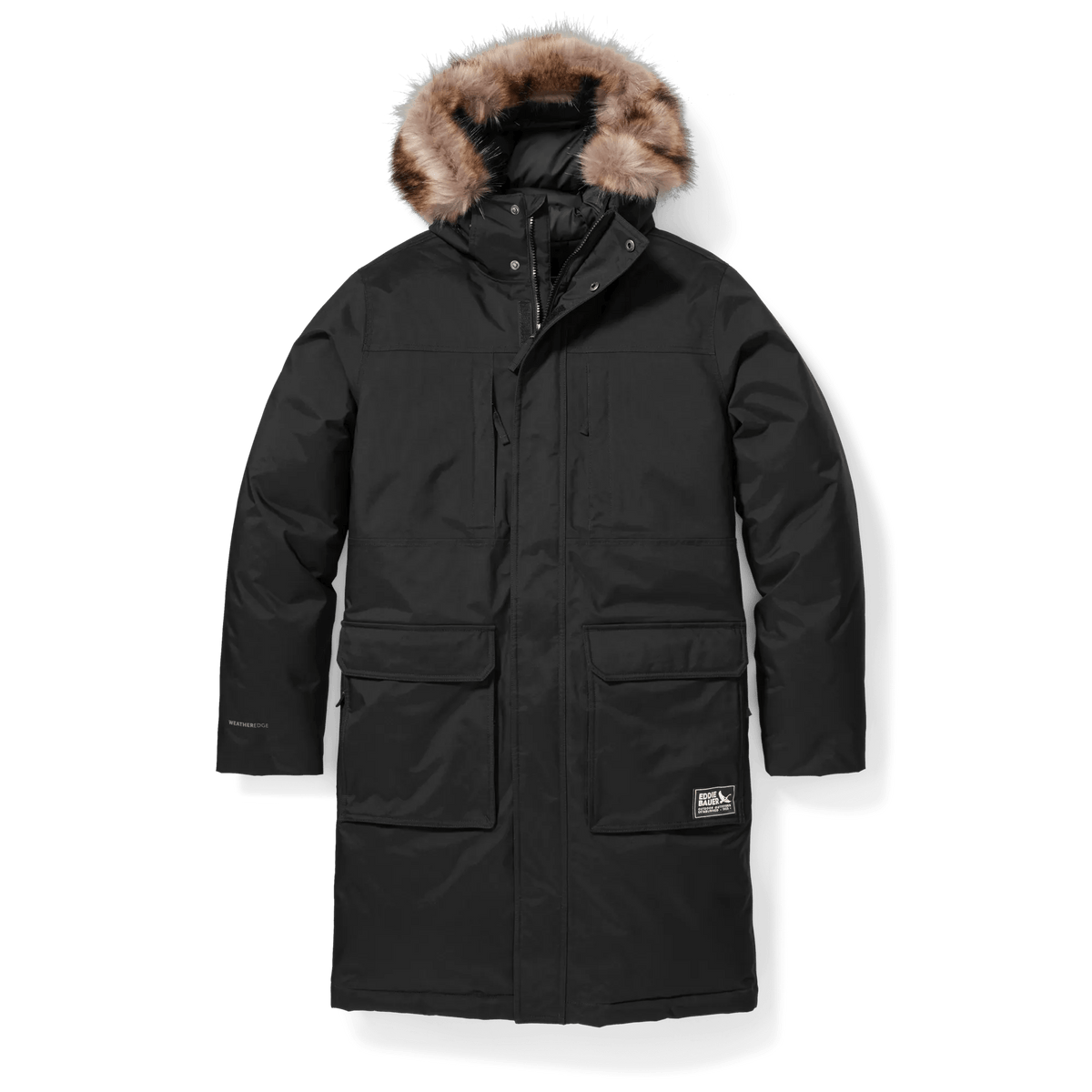 Eddie Bauer Men's Superior Down Waterproof Hooded Stadium Coat alternate view 4