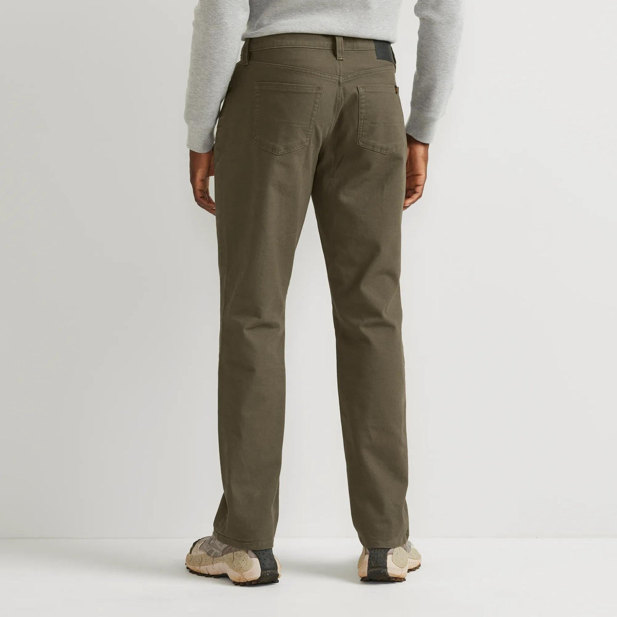 Eddie Bauer Men's Mountain Flex Classic Fit Canvas 5-Pocket Pants alternate view 4