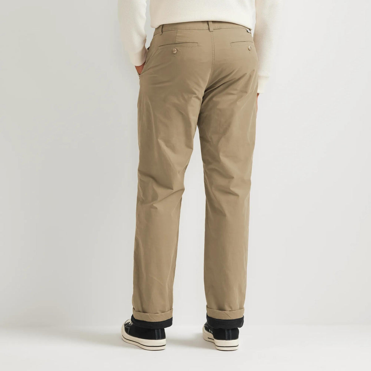 Eddie Bauer Men's Getaway Flex Fleece-Lined Chinos alternate view 3