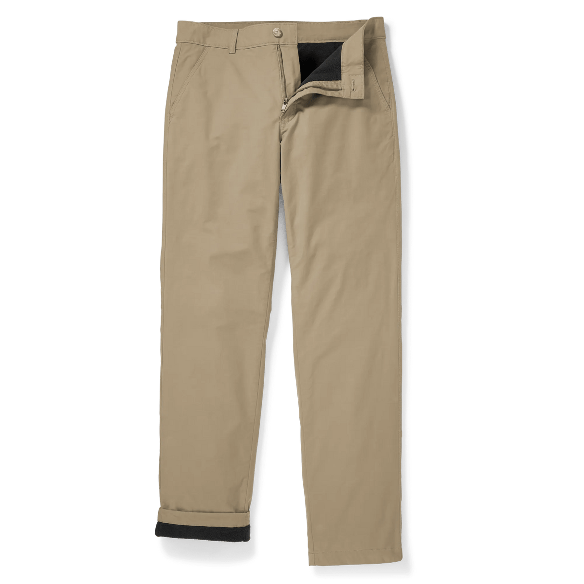 Eddie Bauer Men's Getaway Flex Fleece-Lined Chinos alternate view 5
