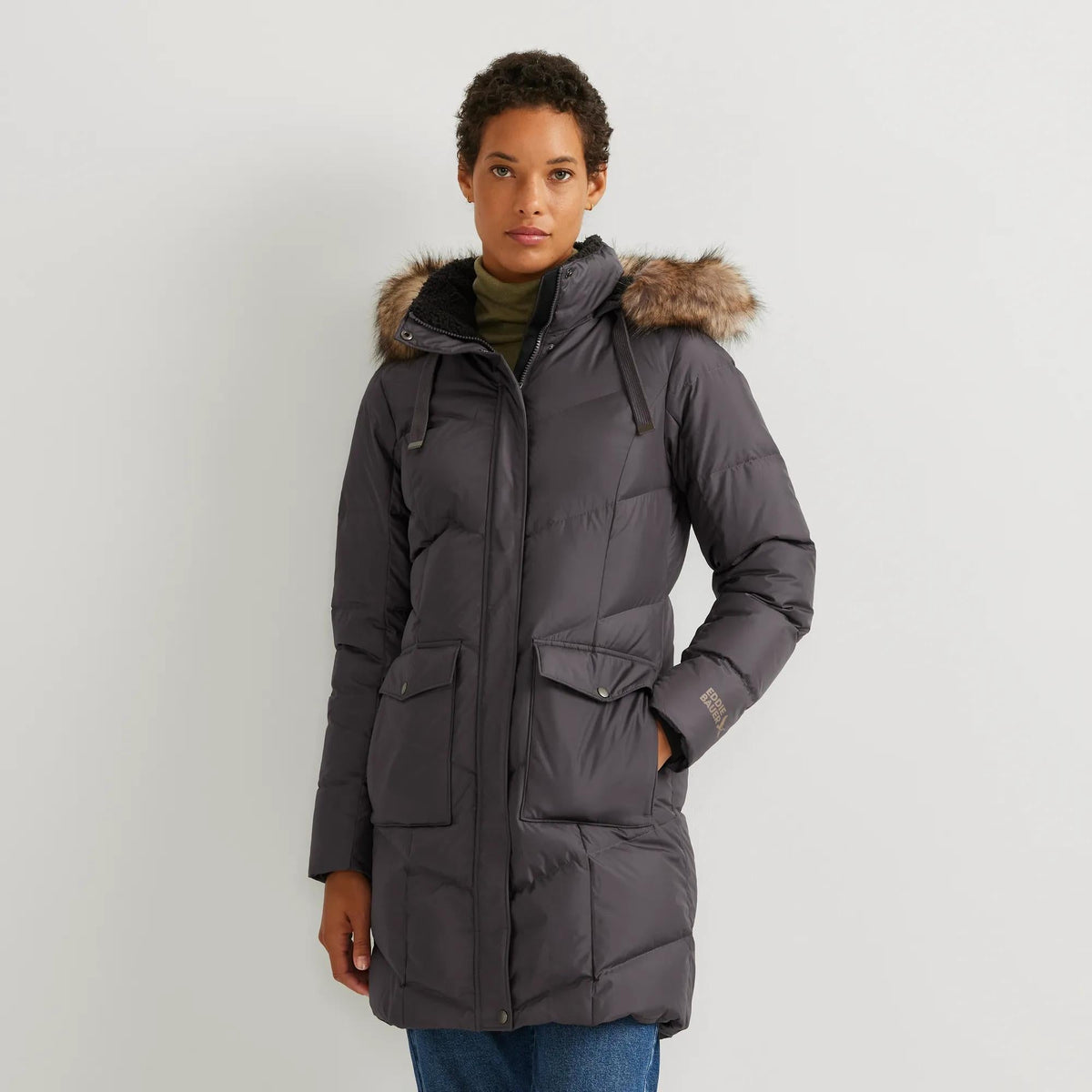 Eddie Bauer Women's Lodge Cascadian Down Hooded Parka alternate view 1