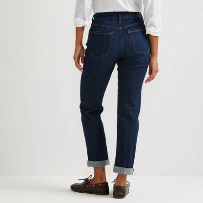 Eddie Bauer Women's Boyfriend Mid-Rise Slim Fit Jeans alternate view 2