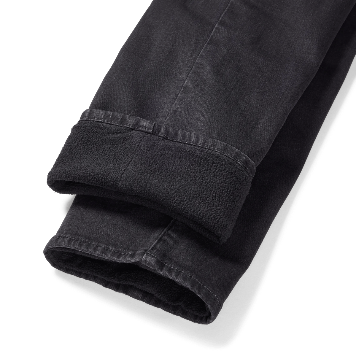Eddie Bauer Women's Venture Stretch Fleece-Lined Slim Straight Leg Jeans alternate view 5
