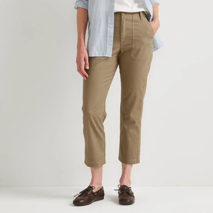 Eddie Bauer Women's Utility Stretch Canvas Kick Cropped Pants alternate view 4