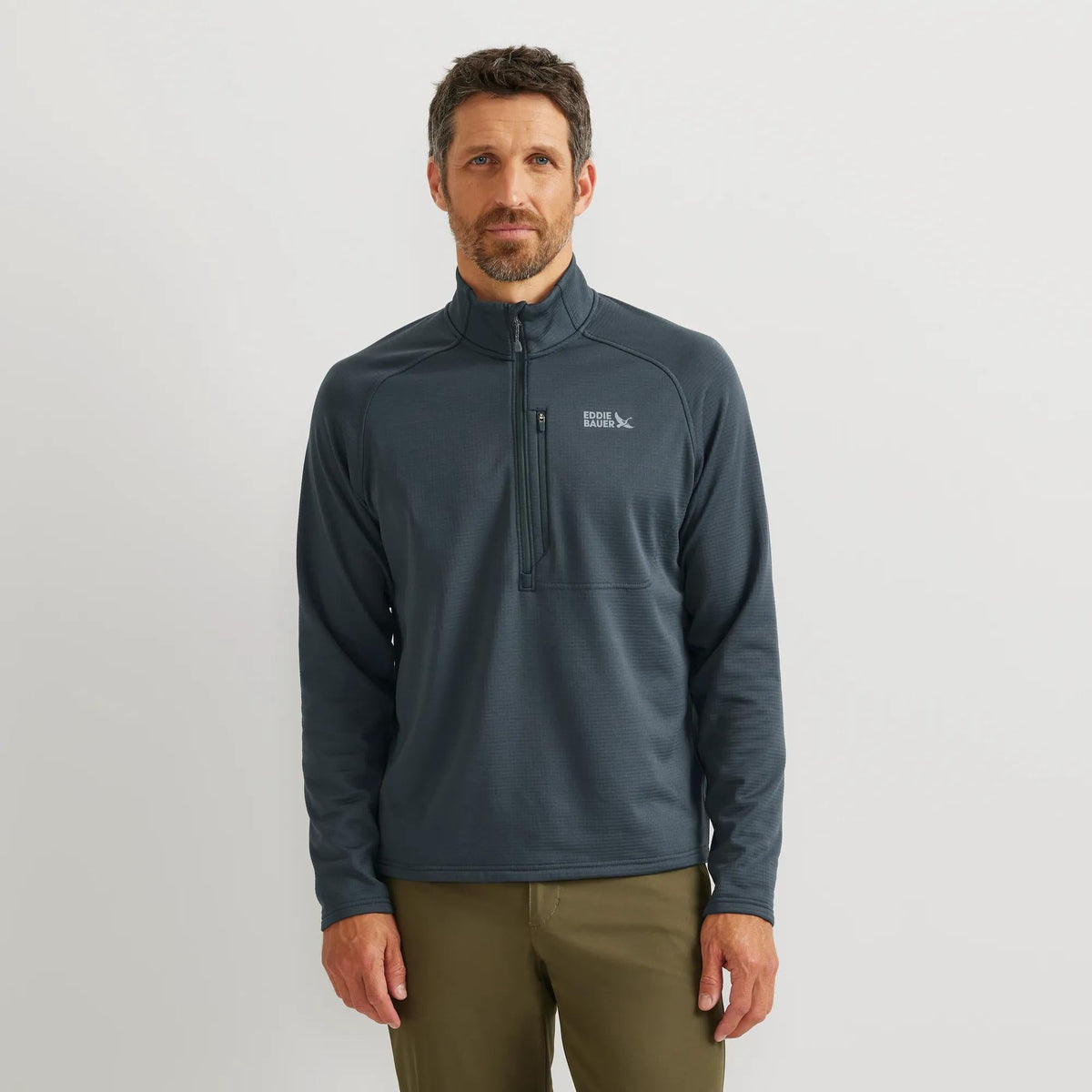 Eddie Bauer Men's High Route Grid Fleece-Lined 1/2-Zip Pullover product image