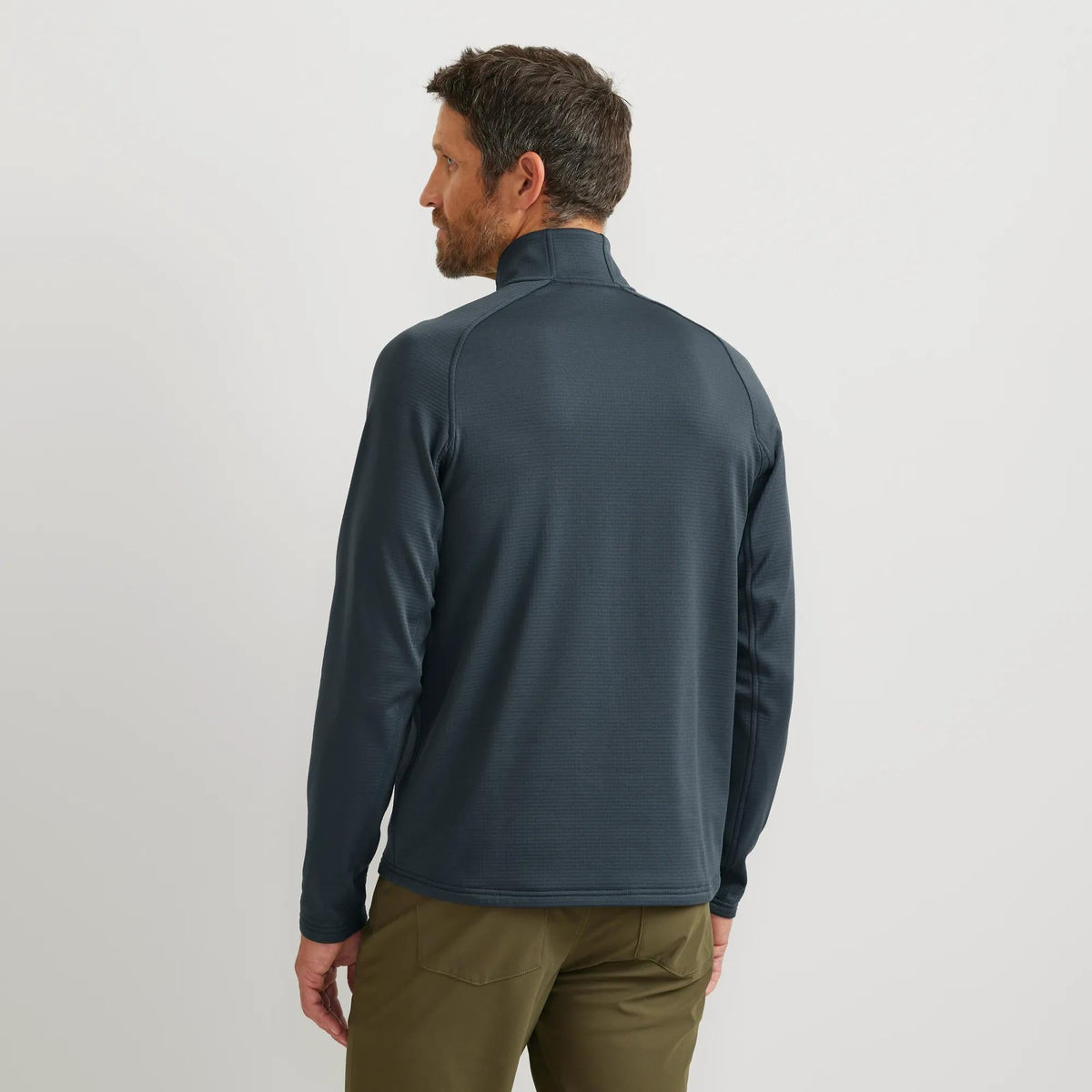 Eddie Bauer Men's High Route Grid Fleece-Lined 1/2-Zip Pullover alternate view 2
